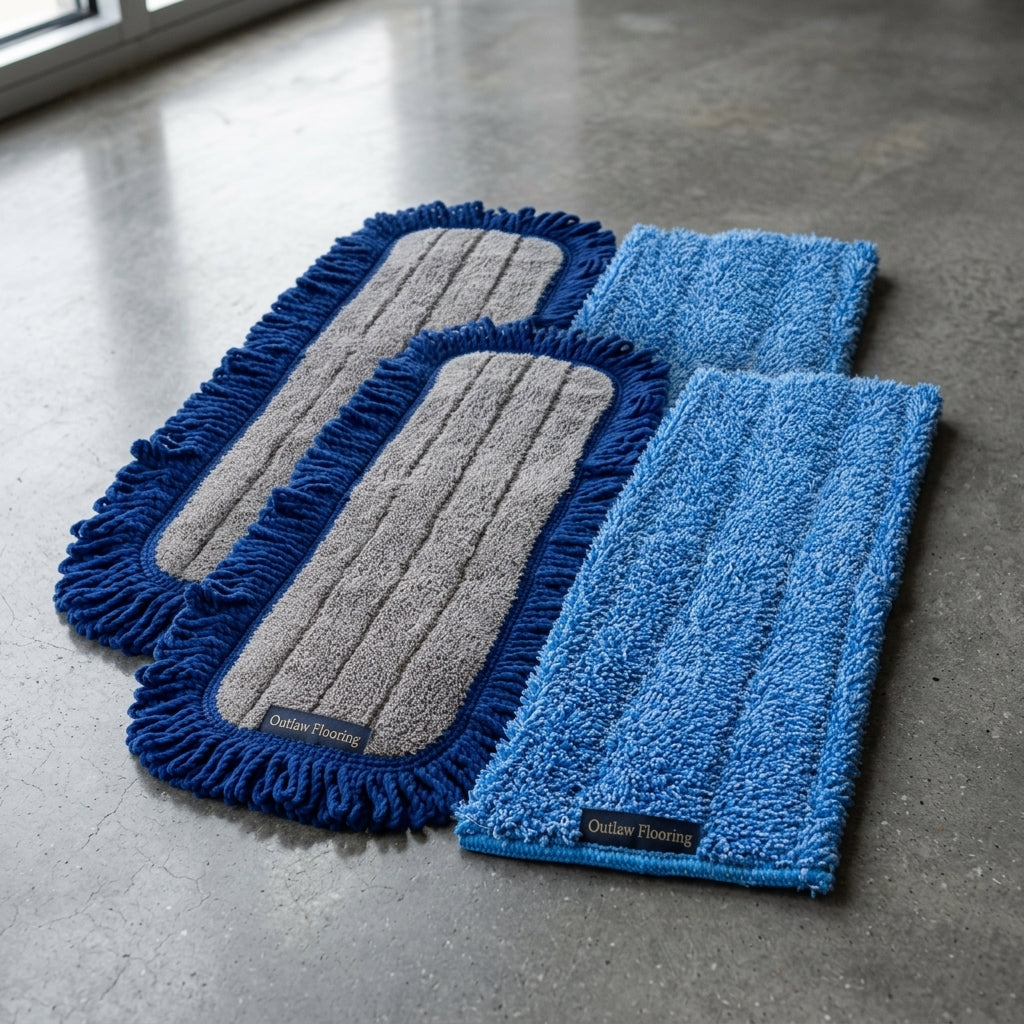 18 in. Microfiber Mop Refill Pack - 2 Wet + 2 Dust Pads