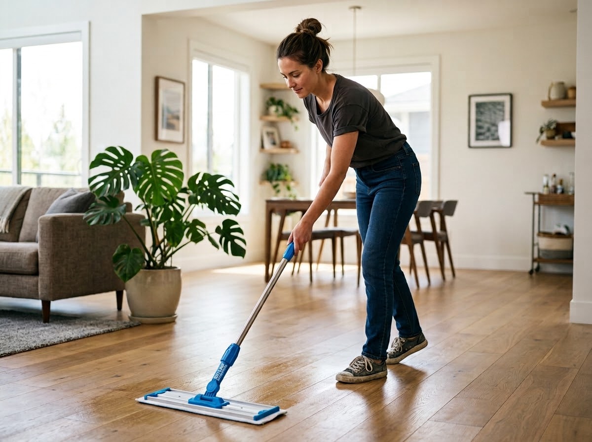 24 in. Microfiber Dust Mop Pad for Hard Floors